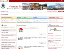 Tablet Screenshot of comuneselvadiprogno.it